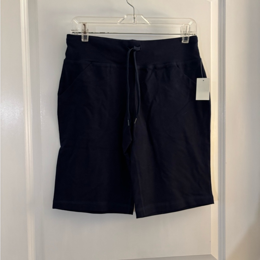 Athletic Works Black Drawstring Shorts Sz Small